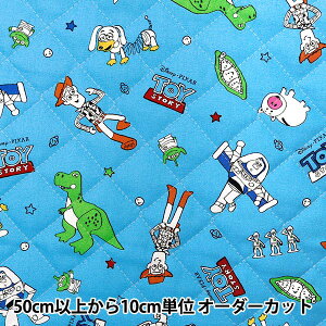【数量5から】 生地 『オックスキルト トイ・ストーリー らくがき柄 GRQ-8368-1B』 KOKKA コッカ