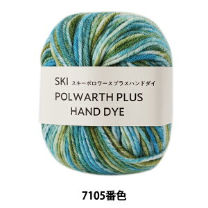 H~ю wSKI POLWARTH PLU HAND DYE (XL[|[XvXnh_C) 7105ԐFx SKIYARN XL[[