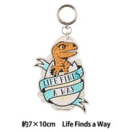 ビーズキット 『ダイヤモンドフィックスジュラシックパークキーホルダー LIFE FINDS a Way DFKH-UV004』
