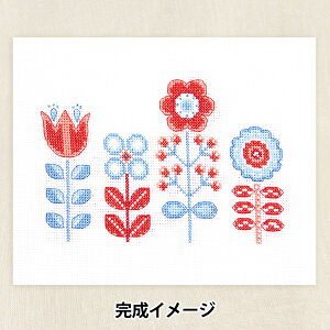 刺しゅうキット 『デザイナーコレクション フォークフラワー BK409』 DMC ディーエムシー