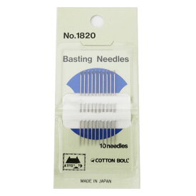 手縫い針 『Basting Needles No.1820 10本入』 COTTON BOLL コットンボール 金亀糸業