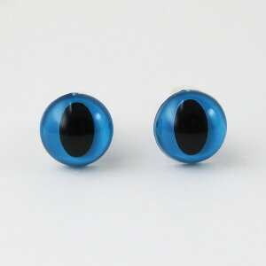 手芸 目 パーツ 『あみぐるみEYE キャッツアイ 9mm ブルー』 Hamanaka ハマナカ
