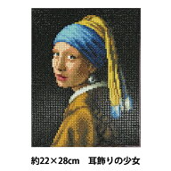 ビーズキット 『プレミアム ダイヤモンド ペインティング マスターピースシリーズ フェルメール 耳飾りの…