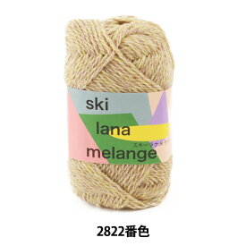 【スーパーSALE】 秋冬毛糸 『ski lana melange (スキー ラナメランジ) 2822番色』 SKIYARN スキーヤーン