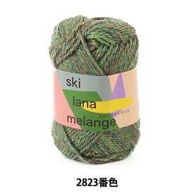 秋冬毛糸 『ski lana melange (スキー ラナメランジ) 2823番色』 SKIYARN スキーヤーン