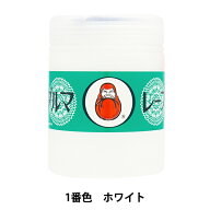レース糸 『ダルマレース糸 #40 100g 1番色』 DARUMA ダルマ 横田