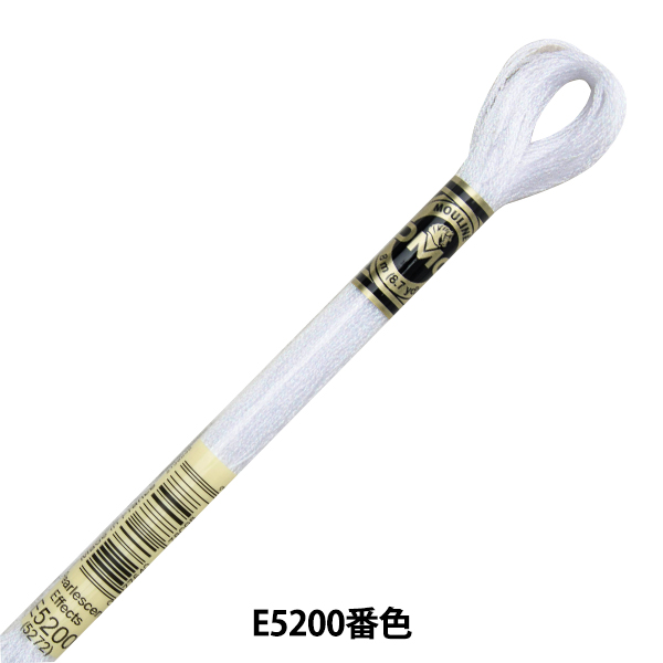 刺しゅう糸 『DMC 25番刺繍糸 ライトエフェクト 317W E5200番色』 DMC ディーエムシー