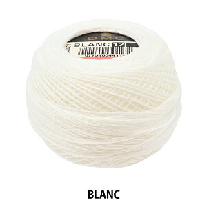 刺しゅう糸 『DMC 12番刺繍糸 BLANC』 DMC ディーエムシー