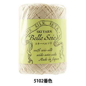 �t�Ėю� �wSKI Belle Soie(�X�L�[ �x���\��) 5102�ԐF�x SKI YARN �X�L�[���[��