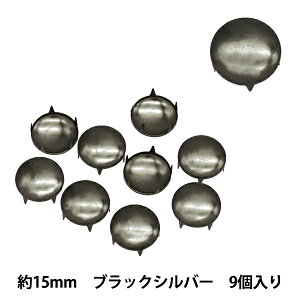 ��|���� �w�X�^�b�Y �h�[�� 15mm �u���b�N�V���o�[ DM-15-B�x