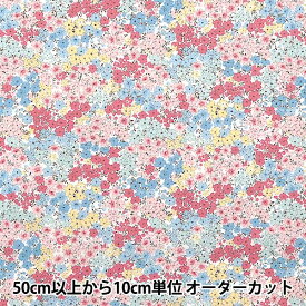 【数量5から】 生地 『ブロードプリント 花柄 ピンク KTS3414-A』 COTTON KOBAYASHI コットンこばやし 小林繊維