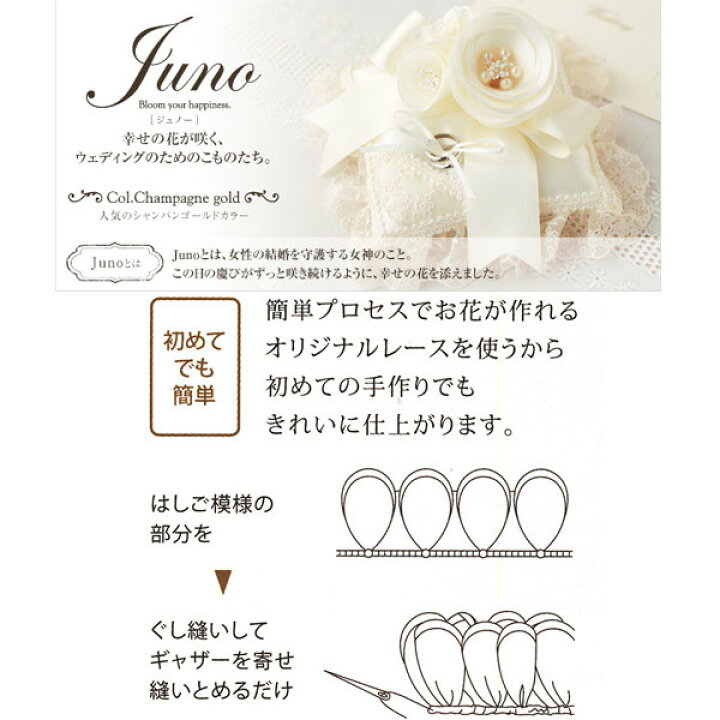 羊毛フェルトキット 『ハマナカ ジュノー リングピロー キット レースのお花のピロー H431-155』 Hamanaka ハマナカ : ユザワヤ 羊毛フェルトキット 『ハマナカ ジュノー リングピロー キット レースのお花のピロー H431-155』 Hamanaka ハマナカ : ユザワヤ