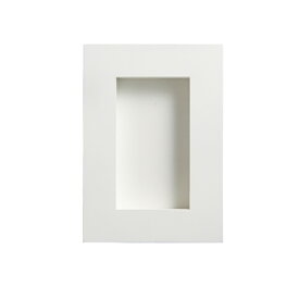 【スーパーSALE】額 『ウッドフレーム ボックスタイプ ホワイト 680-083』