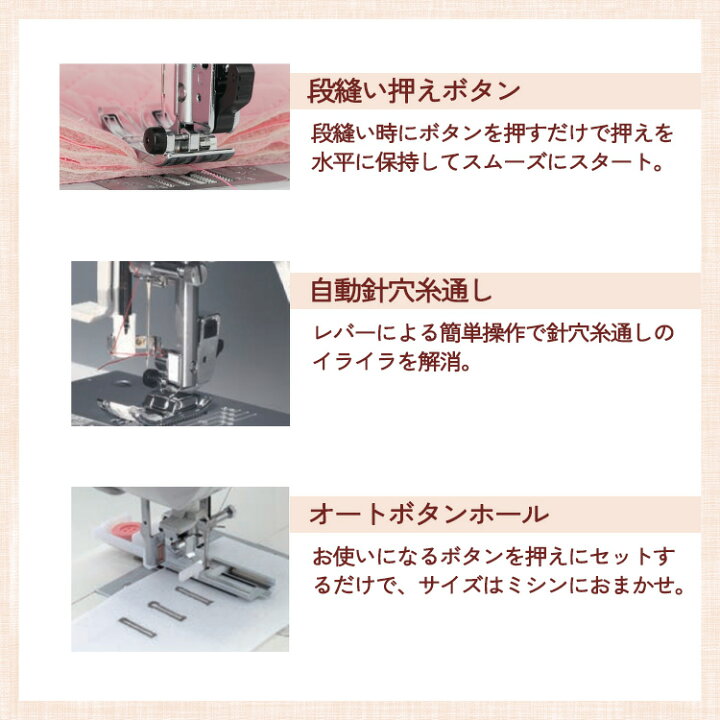 楽天市場】家庭用ミシン本体 『アニュドール アルファ SY-180E  