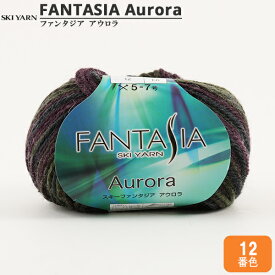 秋冬毛糸 『FANTASIA Aurora (ファンタジア アウロラ) 12番色』 SKIYARN スキーヤーン