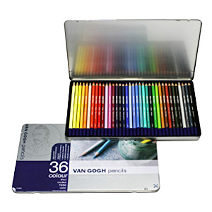 絵筆 ヴァンゴッホ油性色鉛筆36色セット 流行のアイテム VAN 安売り GOGH ヴァンゴッホ