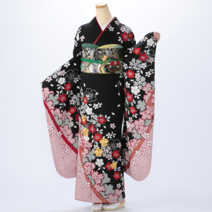 楽天市場】【中古】【購入品】振袖 フルセット Lサイズ 古典柄 成人式 