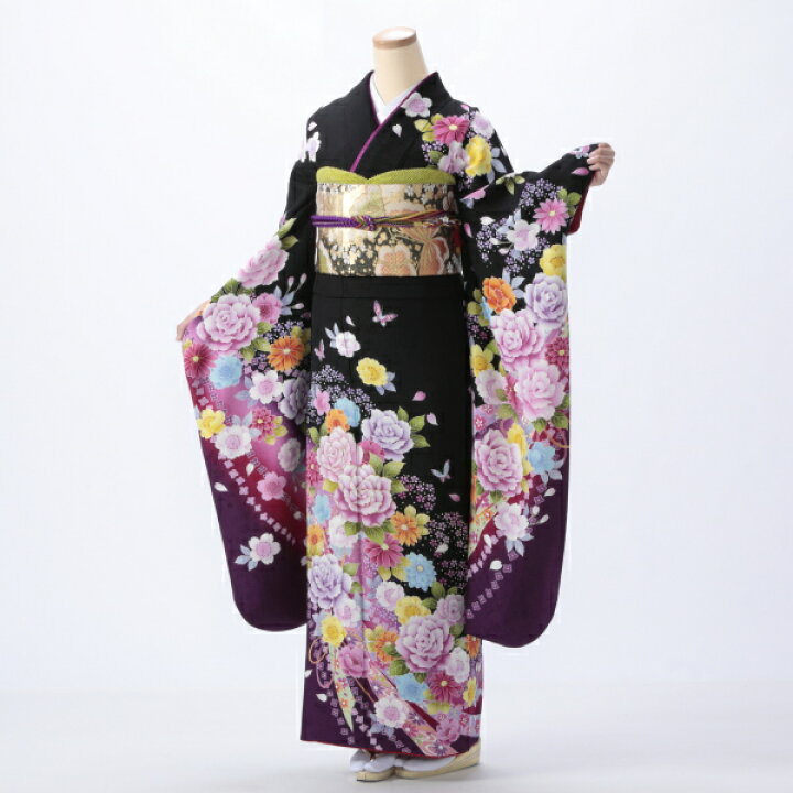 楽天市場】【レンタル】【成人式期間外】振袖 フルセット Mサイズ 花柄 