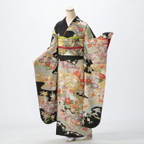 楽天市場】振袖フルセット 販売（カラーブラック）（レディース 
