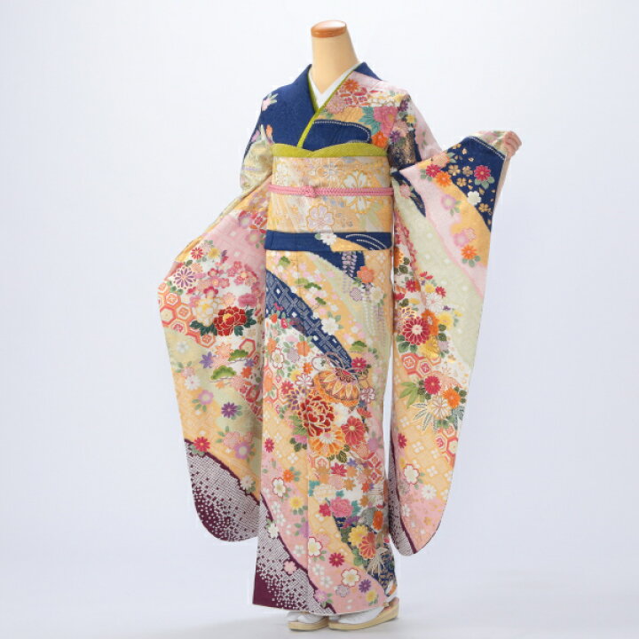 楽天市場】【中古】【購入品】振袖 フルセット Lサイズ 古典柄 成人式 