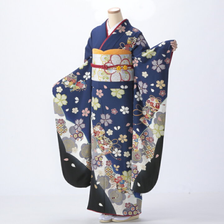 楽天市場】【中古】【購入品】振袖 フルセット Lサイズ 古典柄 成人式  