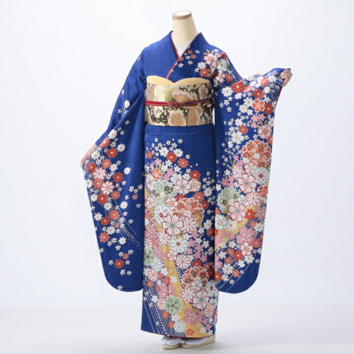楽天市場】【中古】【購入品】振袖 フルセット Mサイズ 花柄 成人式 