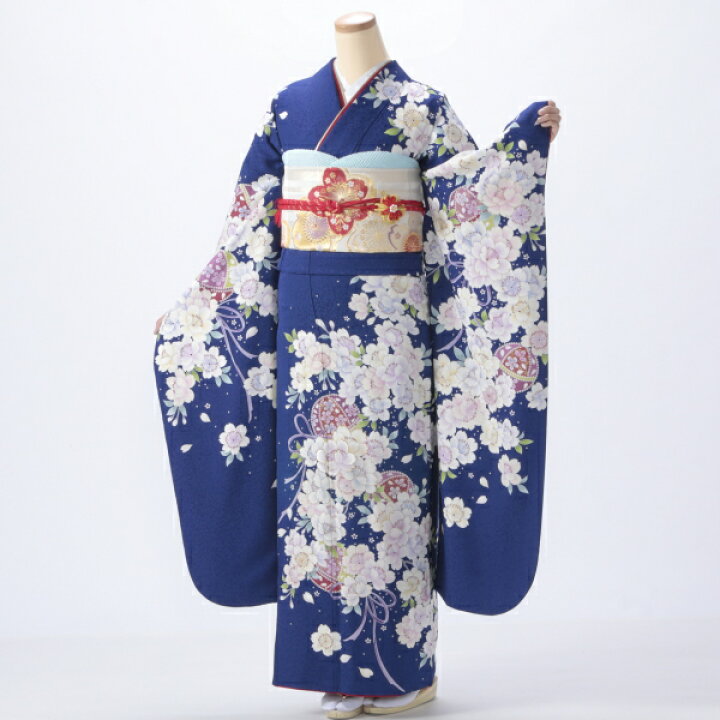 楽天市場】【中古】【購入品】振袖 フルセット Lサイズ 花柄 成人式 
