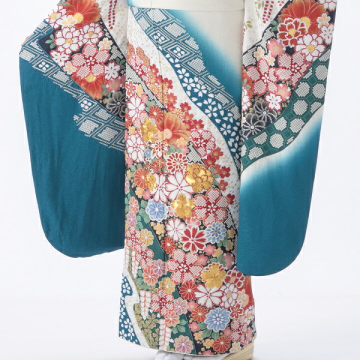 楽天市場】【中古】【購入品】振袖 フルセット Mサイズ 絞り柄 成人式  