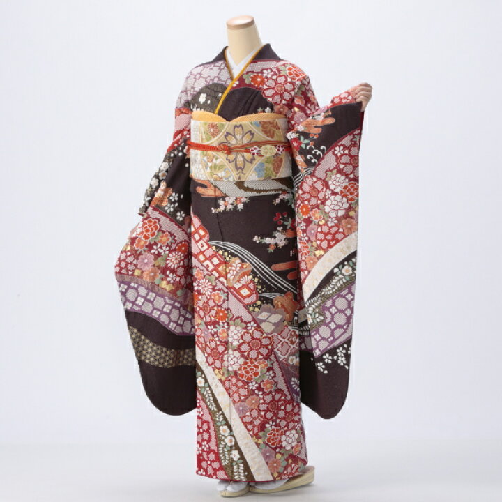 楽天市場】【中古】【購入品】振袖 フルセット Lサイズ ほぼ新品 成人  