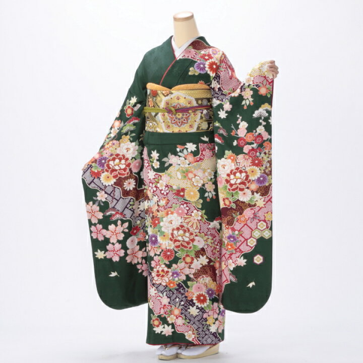 楽天市場】【中古】【購入品】振袖 フルセット Lサイズ 古典柄 成人式 