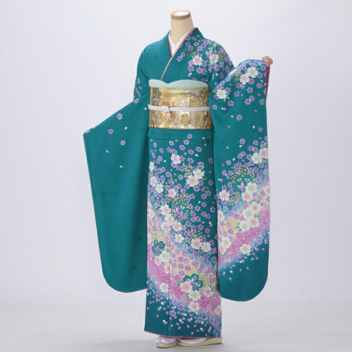 楽天市場】【レンタル】【成人式】振袖 フルセット Lサイズ 花柄 