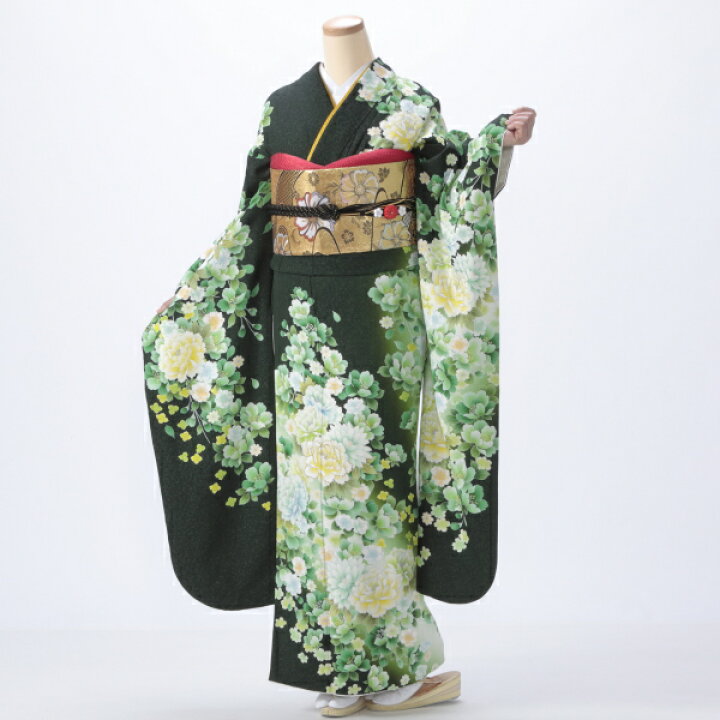 楽天市場】【中古】【購入品】振袖 フルセット Lサイズ 花柄 成人式 