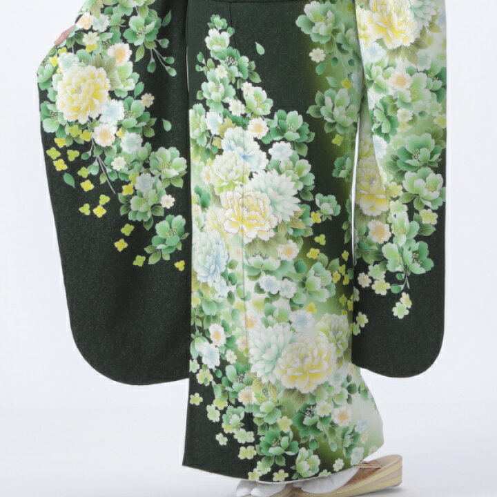 楽天市場】【中古】【購入品】振袖 フルセット Lサイズ 花柄 成人式 