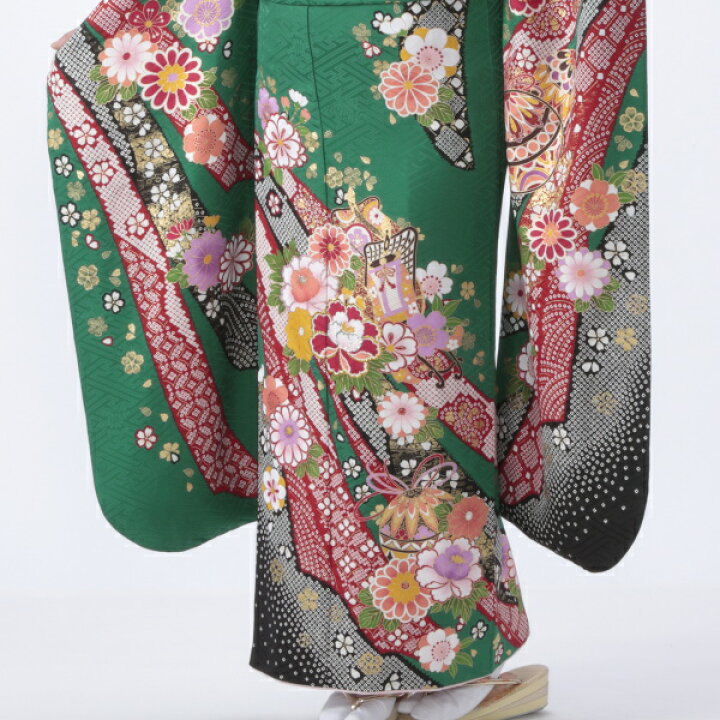 楽天市場】【中古】【購入品】振袖 フルセット Lサイズ 古典柄 成人式 