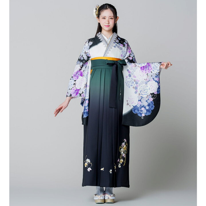楽天市場】【レンタル】袴 レディース ぼかし 刺繍 緑 (SS/S/M/L) 卒業 