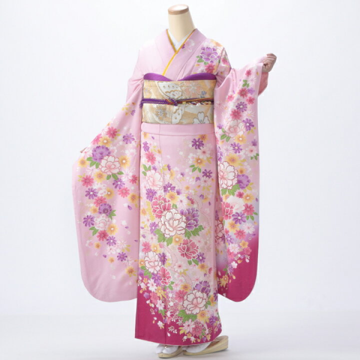 楽天市場】【レンタル】【成人式】振袖 フルセット Lサイズ 花柄 