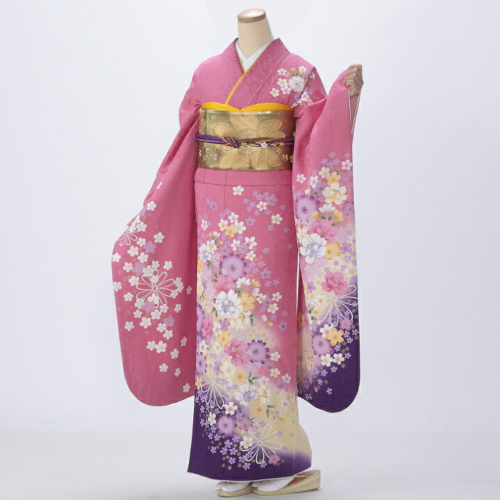 楽天市場】【レンタル】【成人式】振袖 フルセット Mサイズ 花柄 