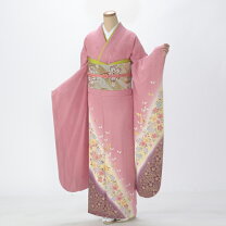 楽天市場】振袖 販売（カラーピンク）（着物セット｜和服 