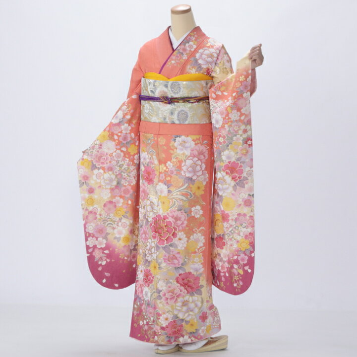 楽天市場】【レンタル】【成人式】振袖 フルセット Mサイズ 花柄 から 