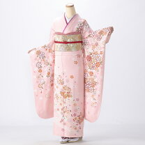 楽天市場】振袖 販売（カラーピンク）（着物セット｜和服 