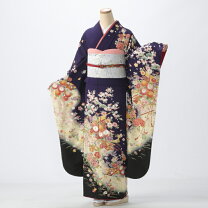 楽天市場】振袖フルセット 販売（カラーパープル）（レディース 