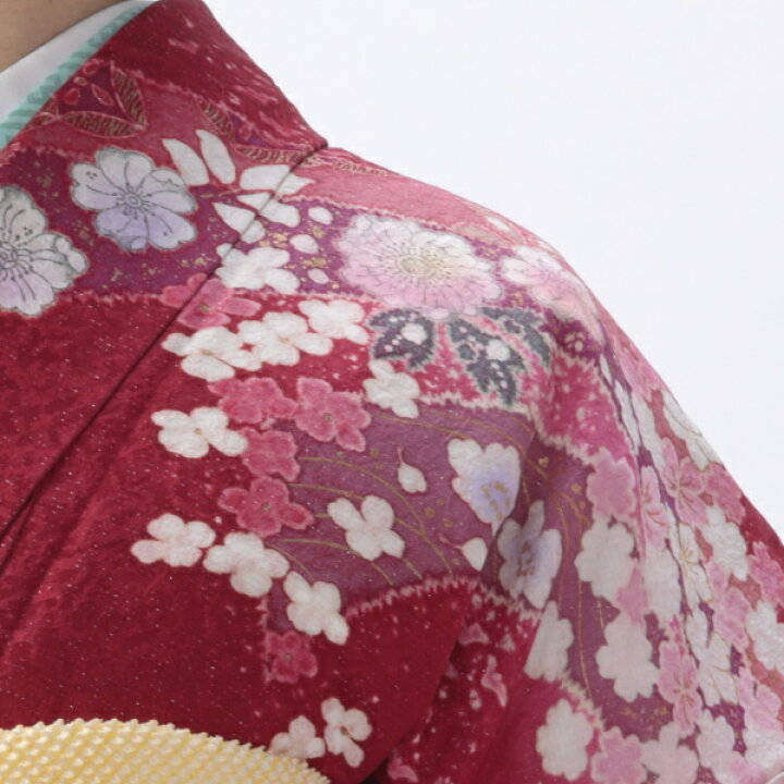 楽天市場】【中古】【購入品】振袖 フルセット Mサイズ 辻が花 成人式 