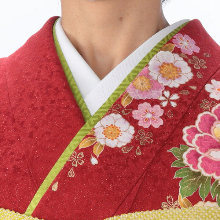 楽天市場】【中古】【購入品】成人式 振袖 フルセット Mサイズ 赤 