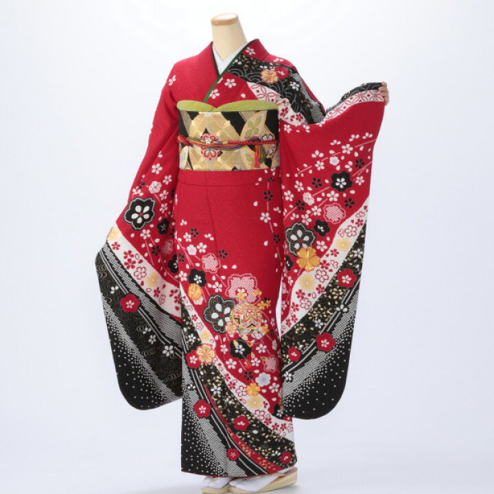 楽天市場】【中古】【購入品】振袖 フルセット Mサイズ 古典柄 成人式 