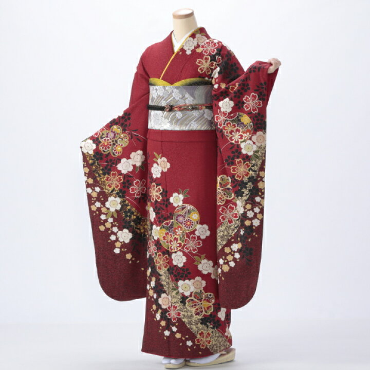 楽天市場】【中古】【購入品】振袖 フルセット Mサイズ 古典柄 成人式  