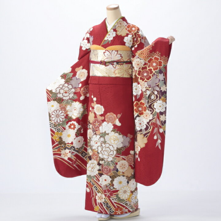 楽天市場】【中古】【購入品】振袖 フルセット Mサイズ 古典柄 成人式 