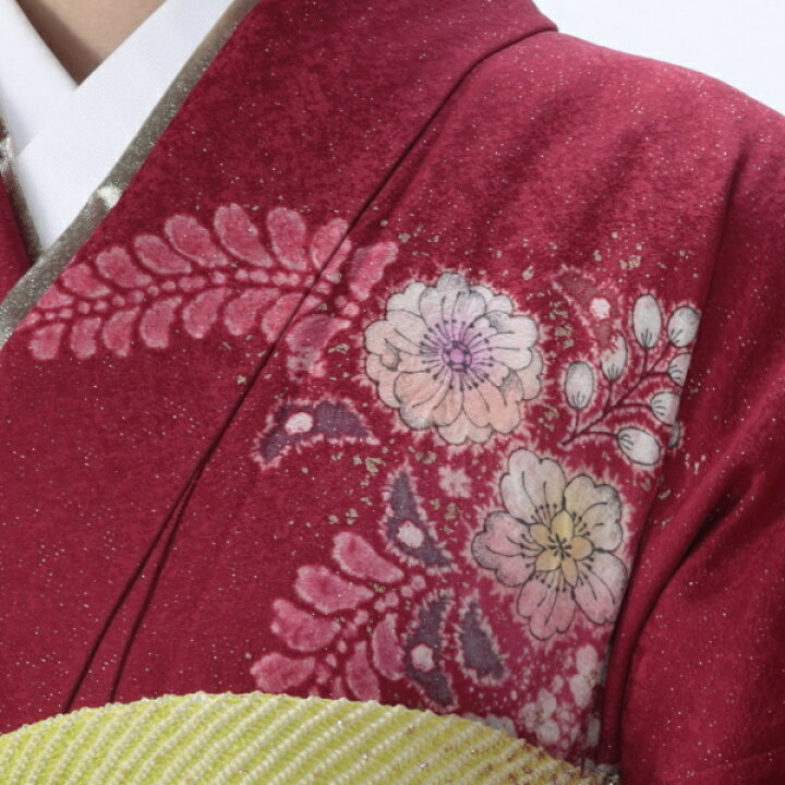 楽天市場】【中古】【購入品】振袖 フルセット Lサイズ 辻が花 成人式 