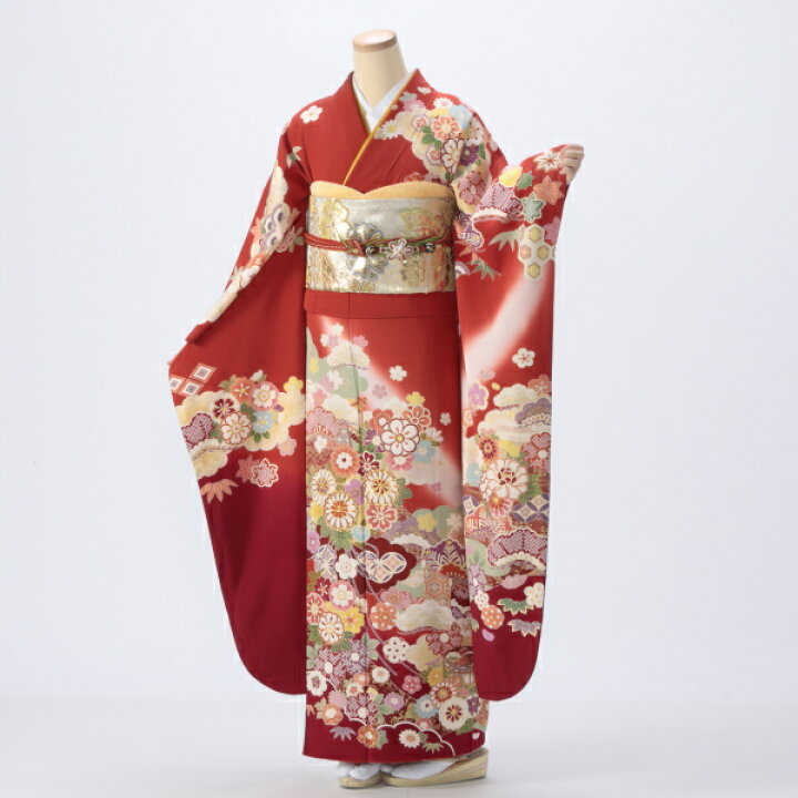 楽天市場】【中古】【購入品】振袖 フルセット Lサイズ ほぼ新品 成人 