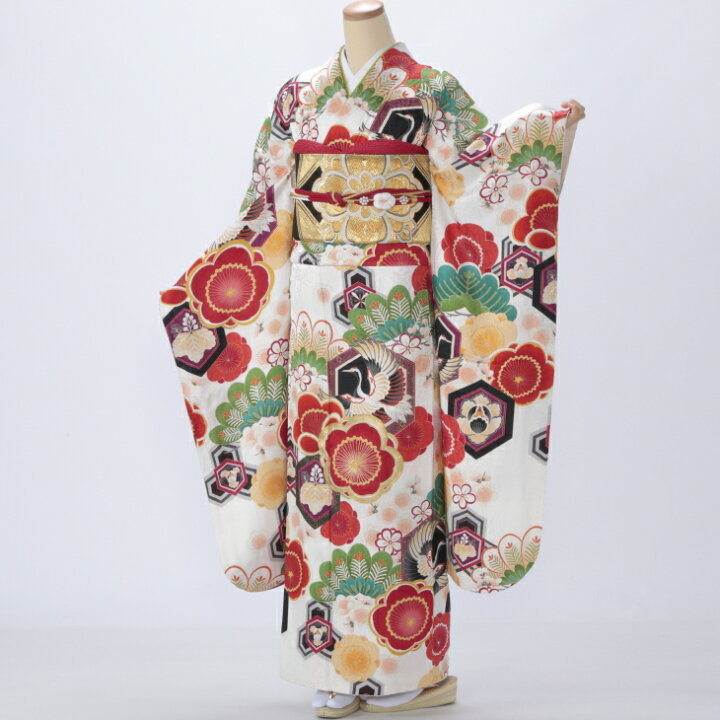 楽天市場】【中古】【購入品】振袖 フルセット Mサイズ 古典柄 成人式 