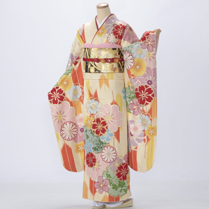 楽天市場】【中古】【購入品】振袖 フルセット Mサイズ 古典柄 成人式 